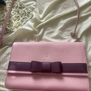 Kate spade bow purse pink